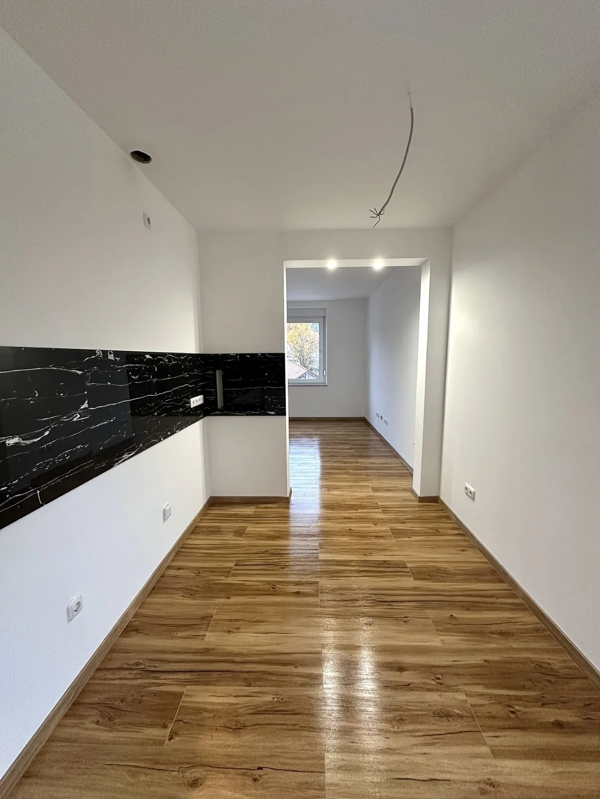 Küchenbereich nach dem Innenausbau
